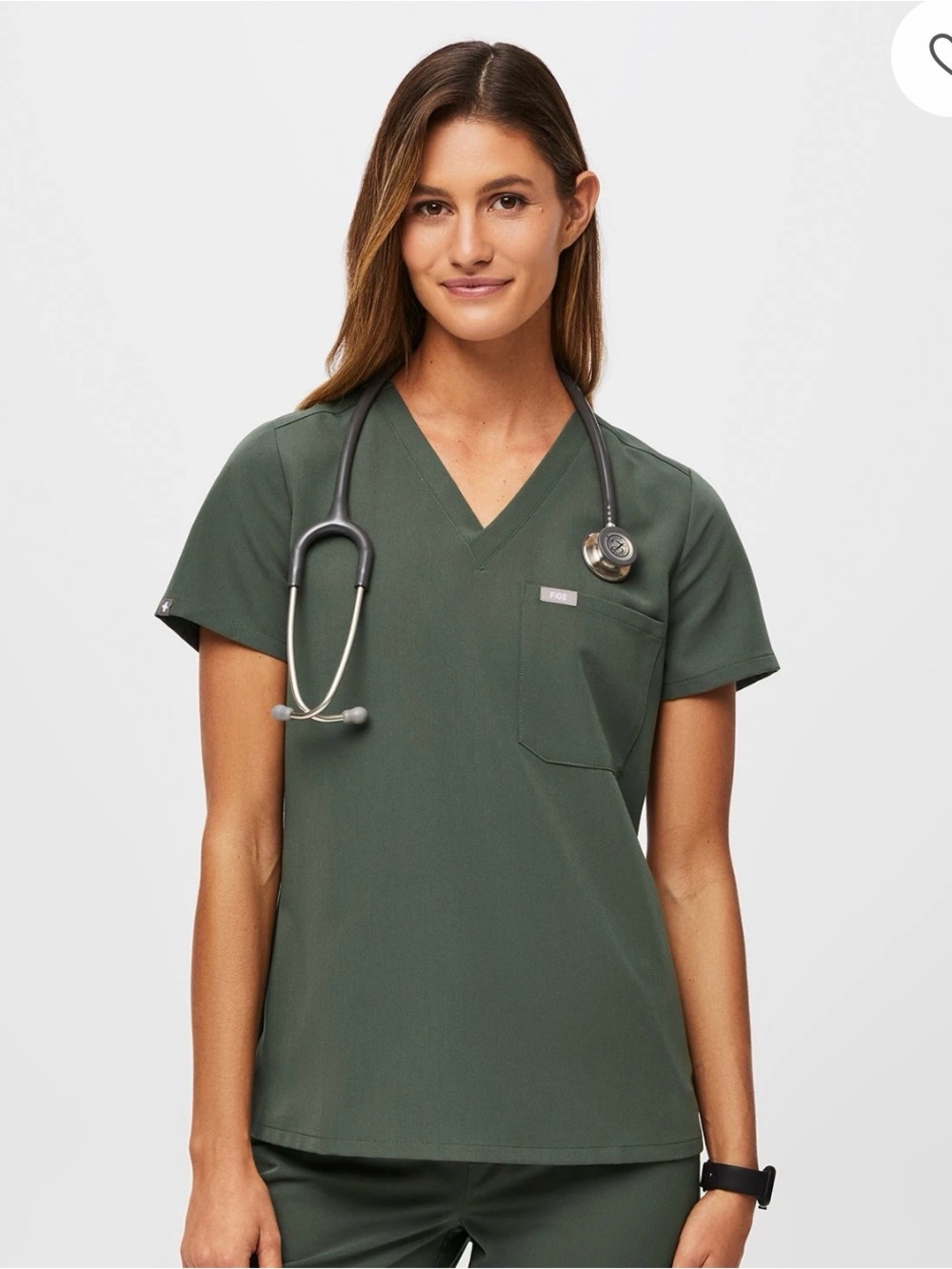 🩺 FIGS Technical Collection Scrub Top – Women’s Large 🩺